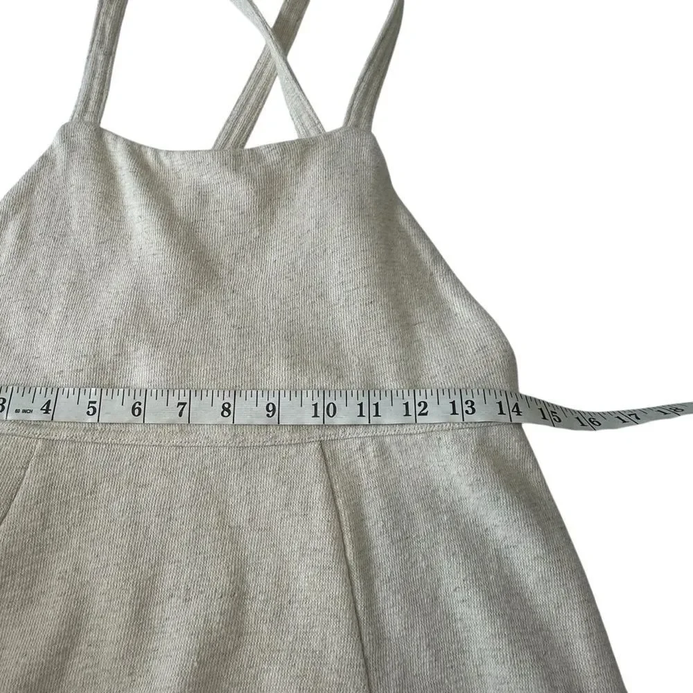 Free People Beach Cream Stay Salty Jersey‎ Knit Dress, S